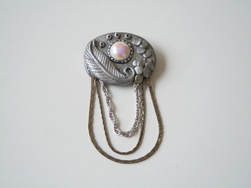 Vintage brosche fimo - brosche,