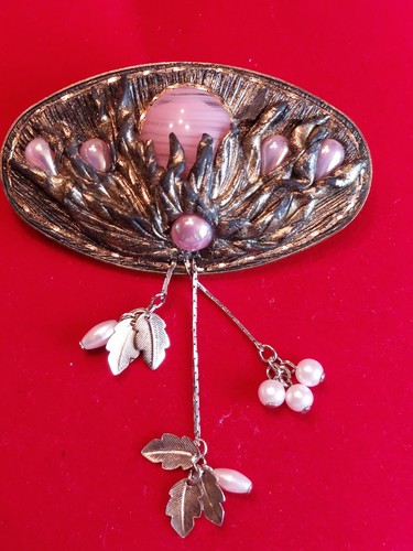 Brosche designe handarbeit 7cm - brosche,