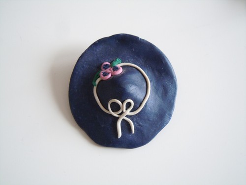 Vintage brosche shabby - brosche,