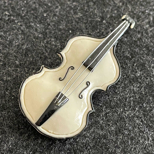 Brosche violine form aus - brosche,