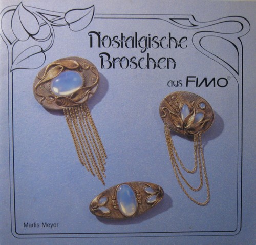 Nostalgische broschen aus - broschen, fimo