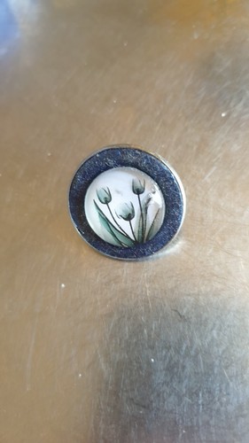 Schöne brosche auf schwarzem - schöne,