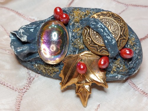 Brosche designe handarbeit - brosche,