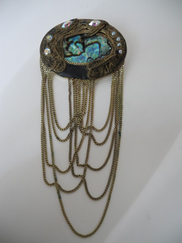 Modeschmuck brosche aus - modeschmuck;,