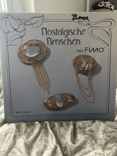 Nostalgische broschen aus fimo - broschen,